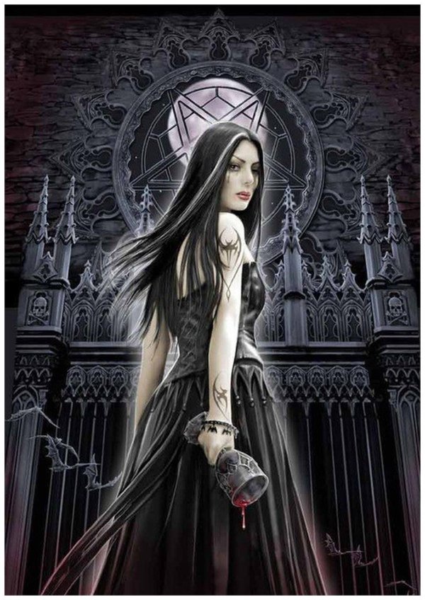 С девушками готика