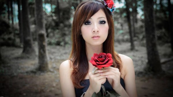 С девушками японками