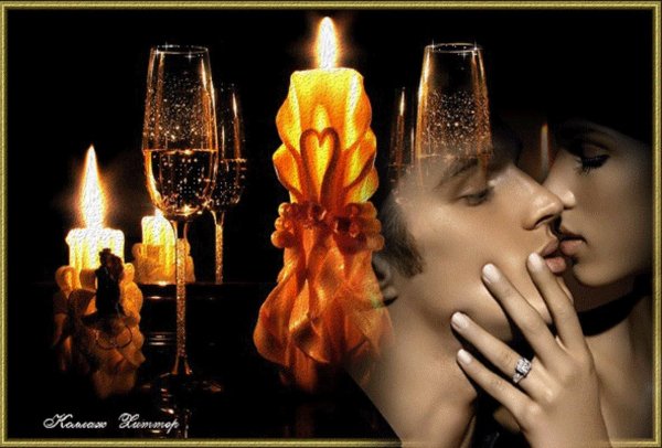 Девушка и свеча