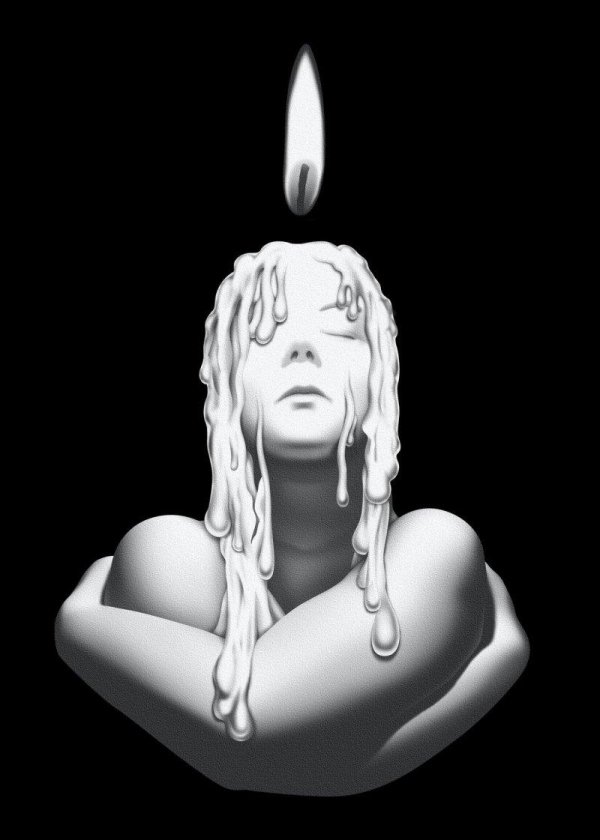 Девушка и свеча