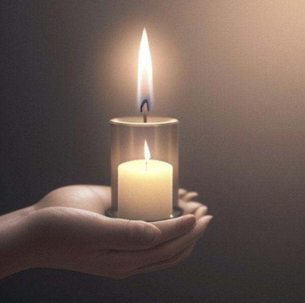 Девушка и свеча