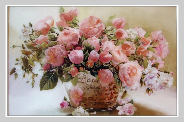 букет роз живопись