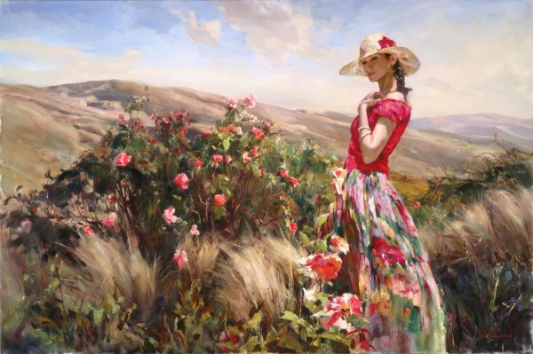 живопись женщины