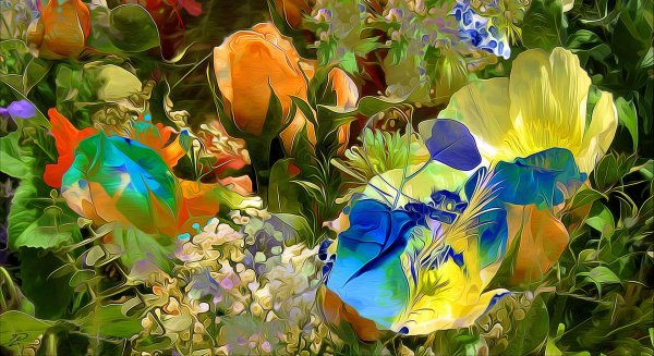 фантазийные цветы