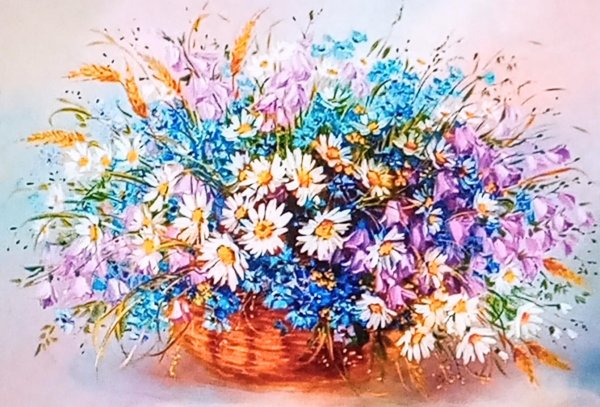 букеты полевых цветов в живописи