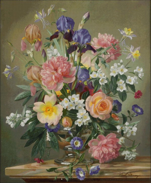альберт вильямс цветочный натюрморт