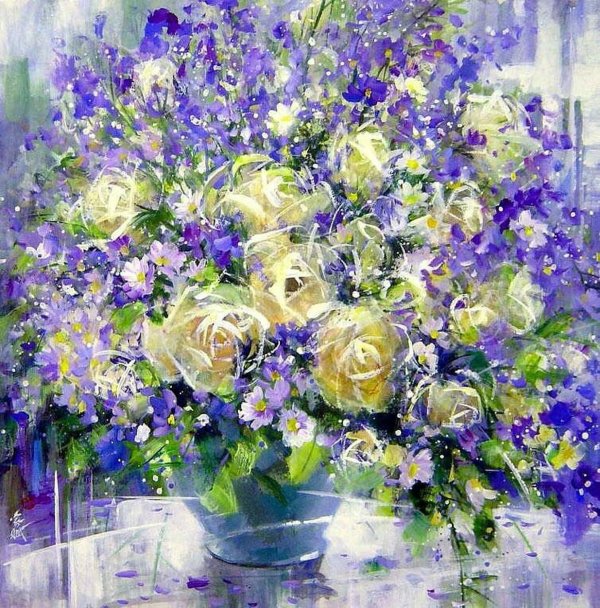 цветочная живопись владимира бабича