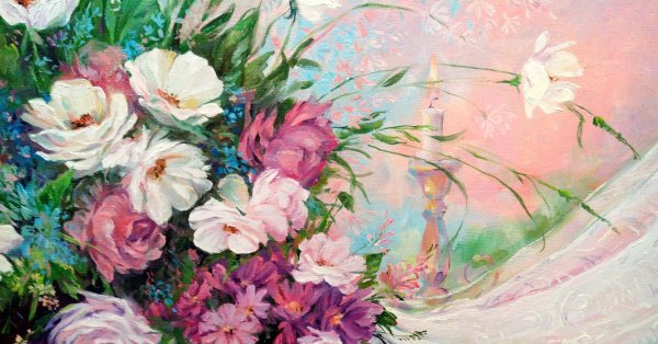 цветок картина