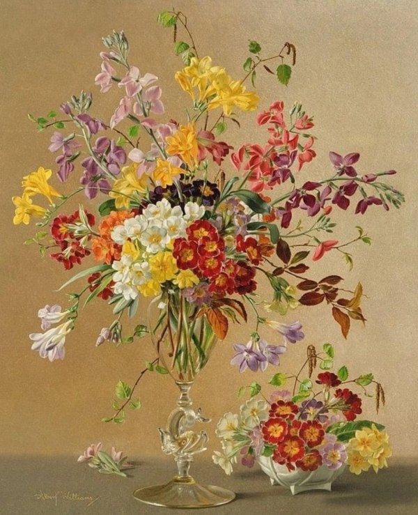 альберт вильямс цветочный натюрморт