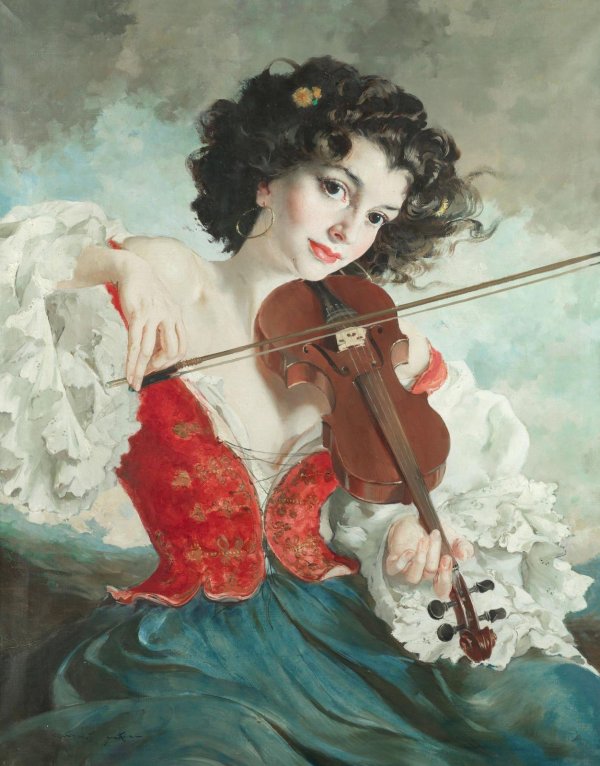 Скрипки с девушками