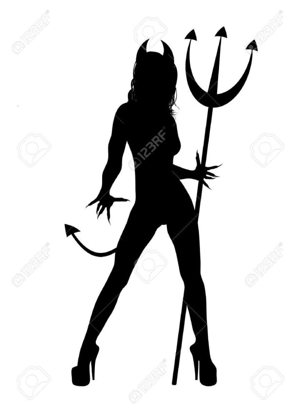 С девушками дьяволицами