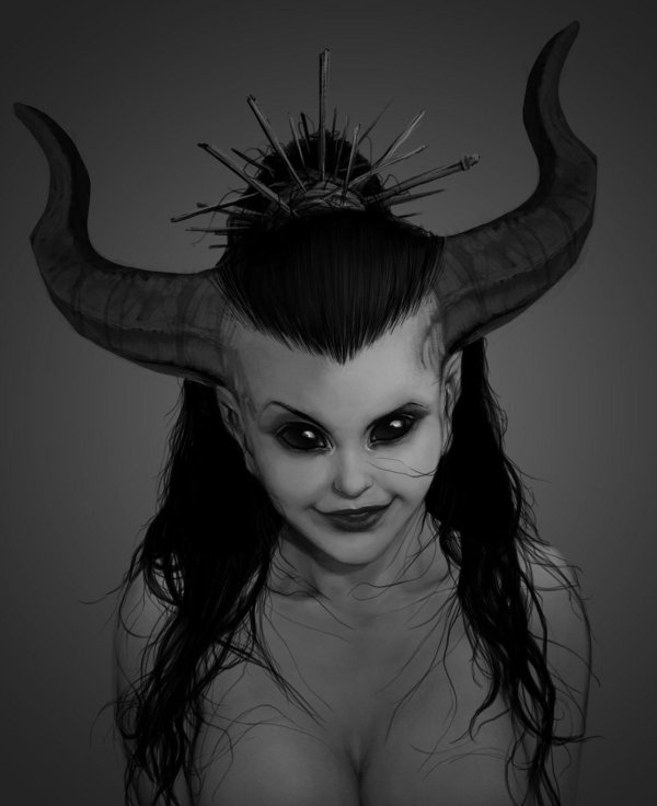 С девушками дьяволицами