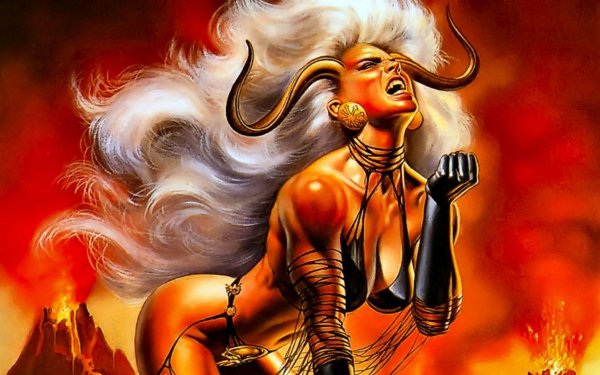 С девушками дьяволицами