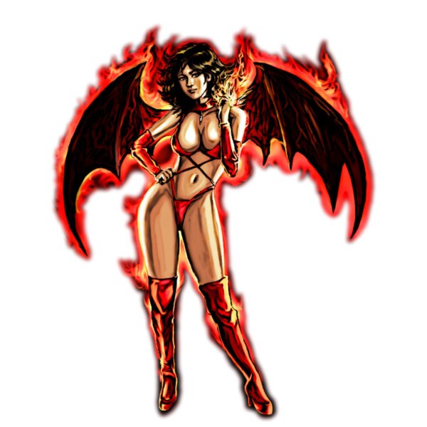 С девушками дьяволицами