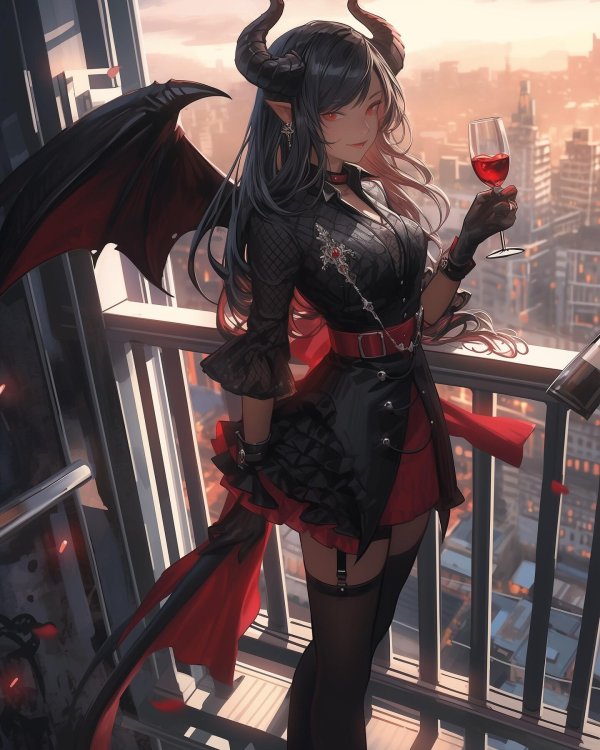 С девушками дьяволицами