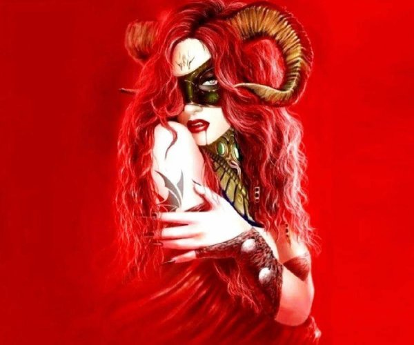 С девушками дьяволицами