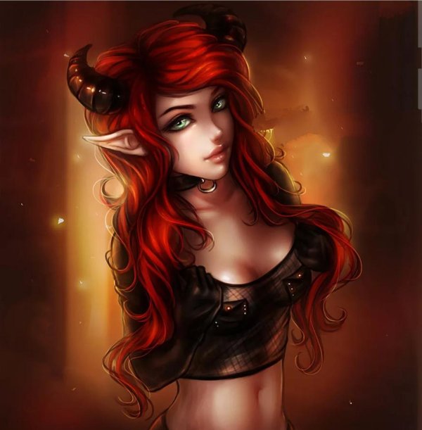 С девушками дьяволицами