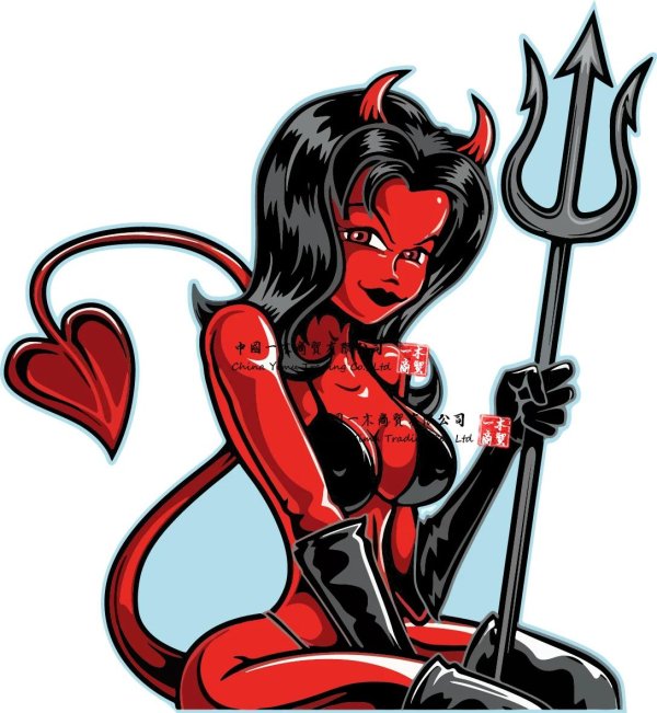 С девушками дьяволицами