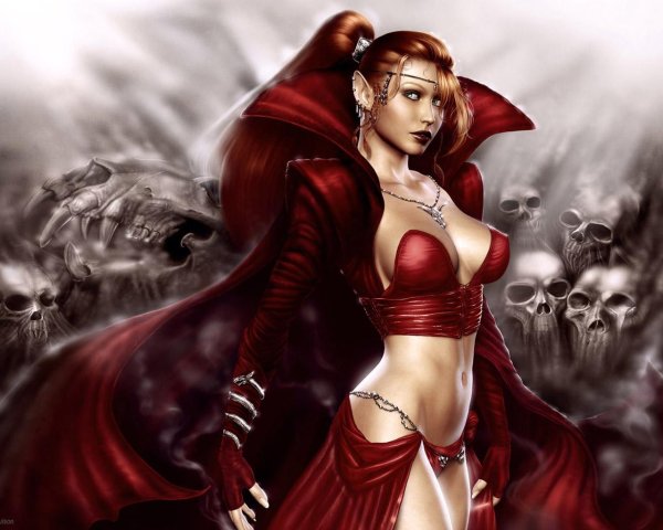 С девушками дьяволицами