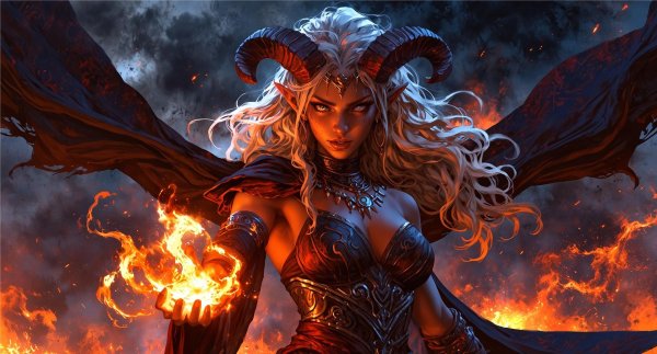 С девушками дьяволицами