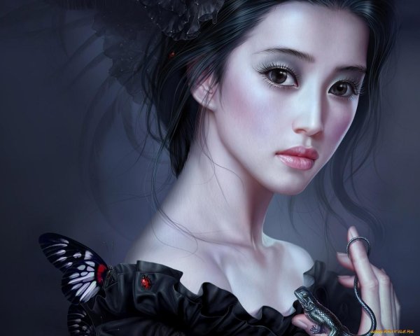 Девушка из азии