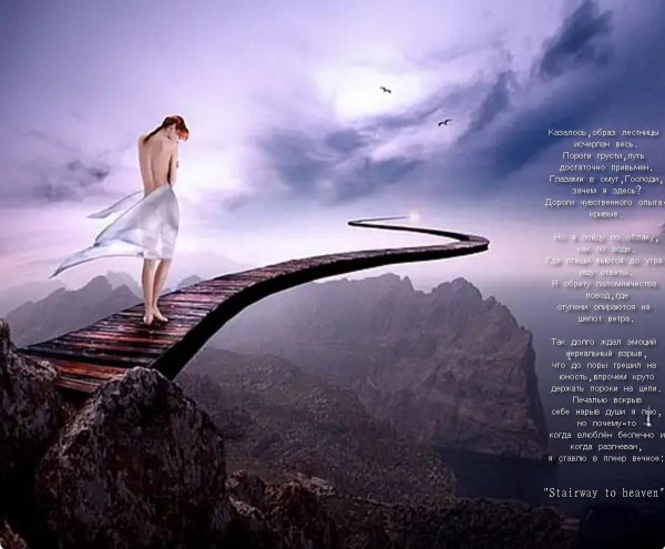 Девушка на обрыве