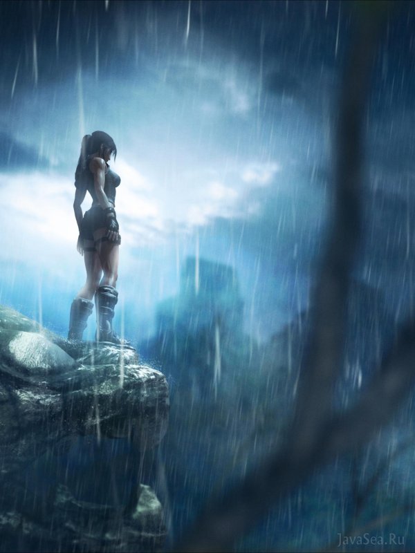 Девушка на обрыве