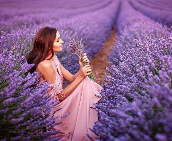 фотосессия на лавандовом поле