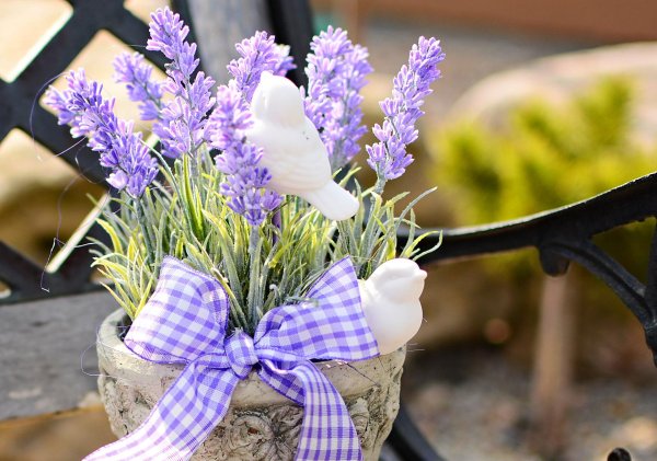 композиция с лавандой