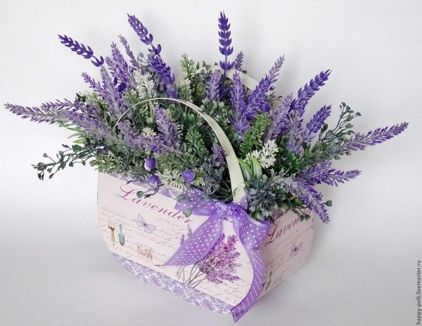 композиция с лавандой
