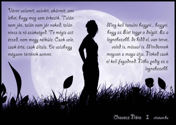 Девушка под луной