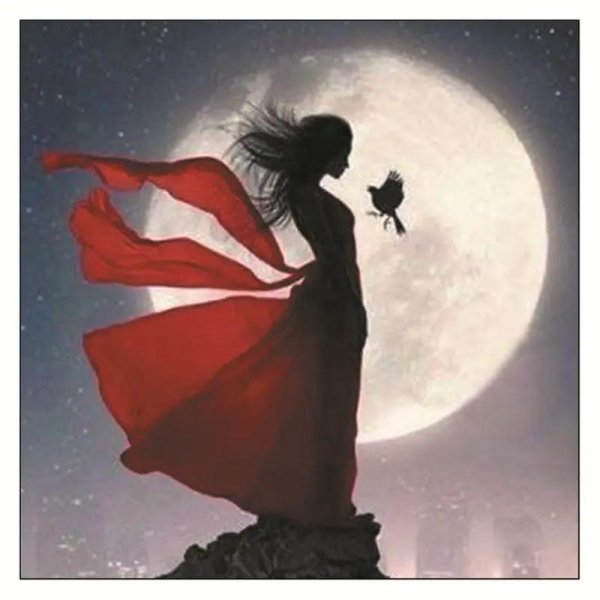 Девушка под луной