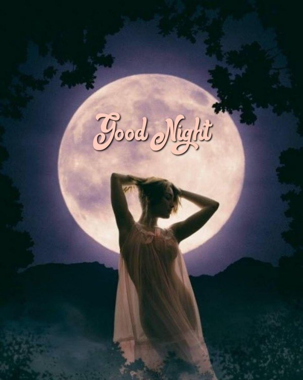 Девушка под луной