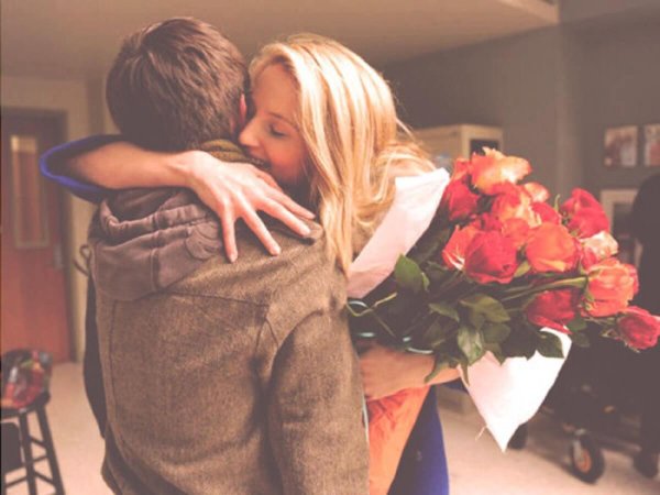 Парень девушка блондинка