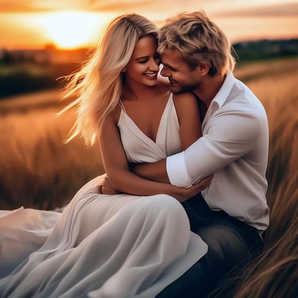 Парень девушка блондинка