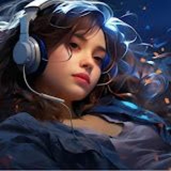 Девушка слушает музыку