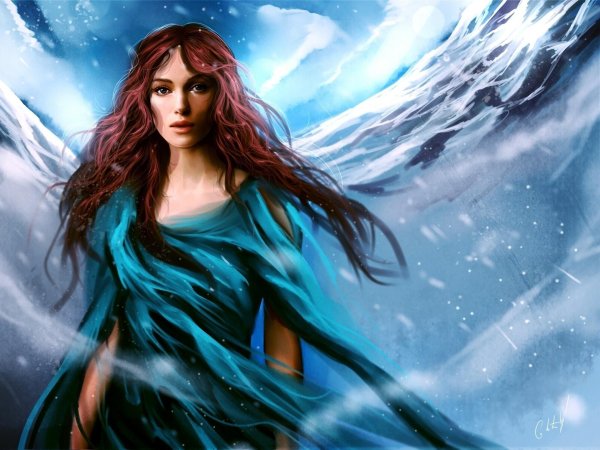 Фэнтези рыжая девушка