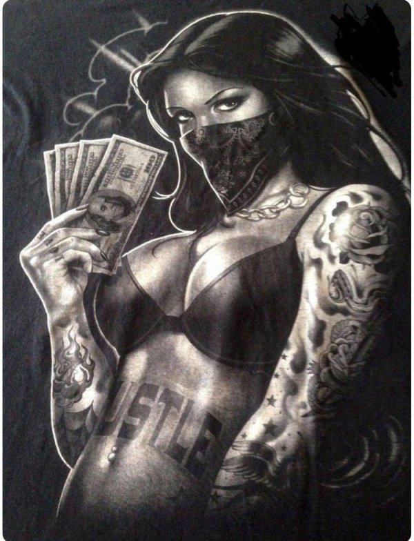 Бандит и девушка