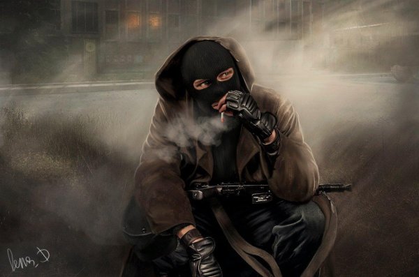 Бандит и девушка