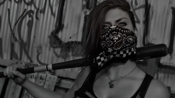 Бандит и девушка