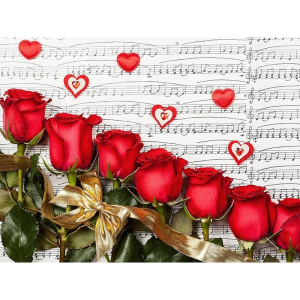 Музыкальные с цветами