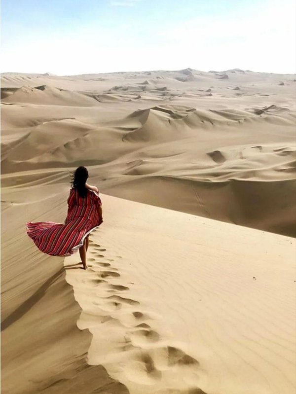 Девушка и пустыня