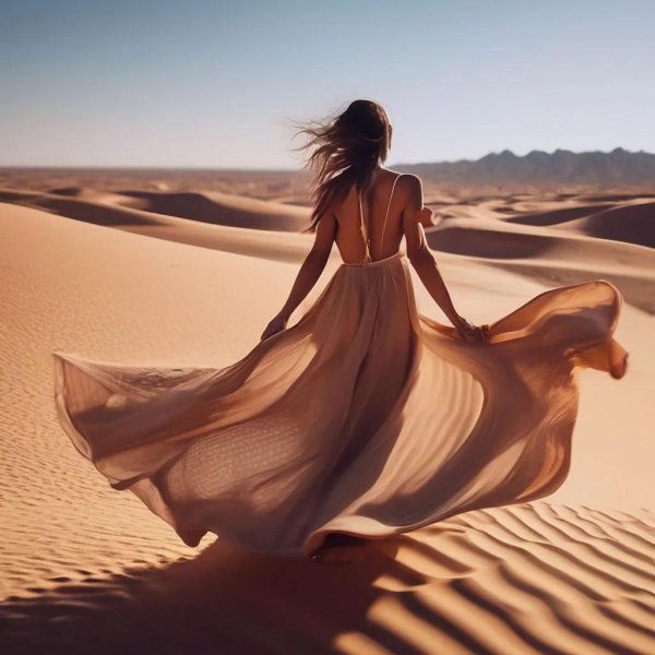 Девушка и пустыня
