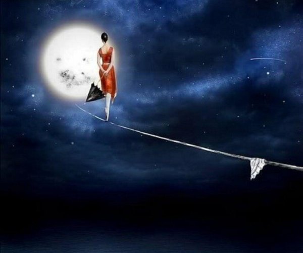 Девушка на канате