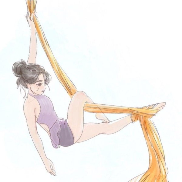 Девушка на канате