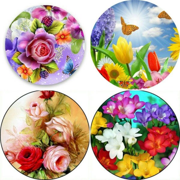 вафельные цветочки