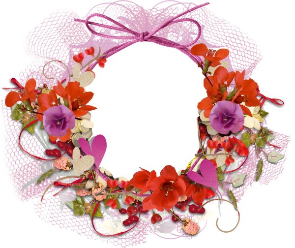 рамочка с цветами