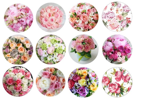 на капкейков круглые