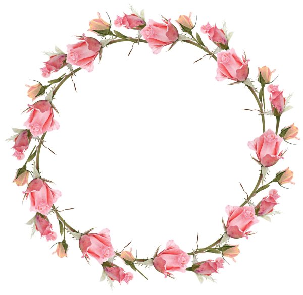 рамка цветочная