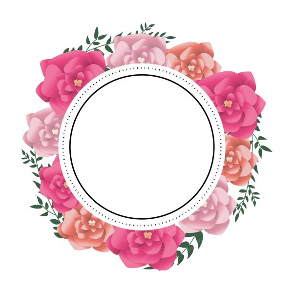 круглый фон для надписи